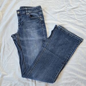 White House Black Market Blanc denim Y2K flare leg jeans 4R